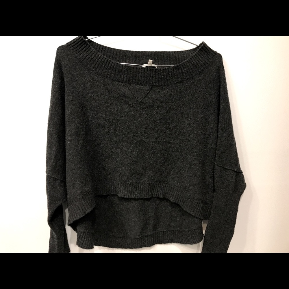 Cashmere dolman sleeve sweater